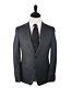 $1,395 Z ZEGNA Gray & Blue Bold Plaid Slim Fit Suit 38R 2018