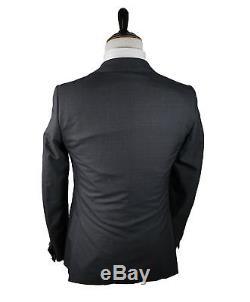 $1,395 Z ZEGNA Gray & Blue Bold Plaid Slim Fit Suit 38R 2018