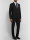 $1,695 PAUL SMITH SOHO FIT 2-Button Wool & Mohair Black Suit 44R