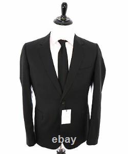 $1,695 PAUL SMITH SOHO FIT 2-Button Wool & Mohair Black Suit 44R