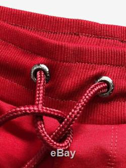 100% Genuine track suit BALENCIAGA COLOR RED set LOGO slim fit size -S