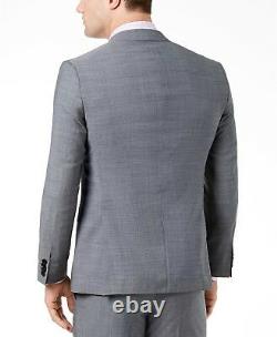 $1025 Hugo Boss Mens Slim Fit Wool Sport Coat Gray Suit Jacket Blazer Size 38s