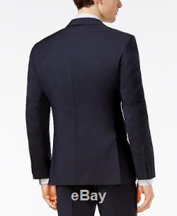 $1095 HUGO BOSS Mens Slim Fit Wool Blazer Navy Blue SUIT JACKET SPORT COAT 38S