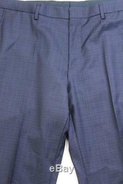 $1095 Hugo Boss Hutson / Gander Slim Fit Suit 44R / 38W Navy Blue Super 120s