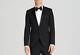 $1095 Hugo Boss Men'S Slim Fit Suit Black Tuxedo Sport Coat Jacket Blazer 40l