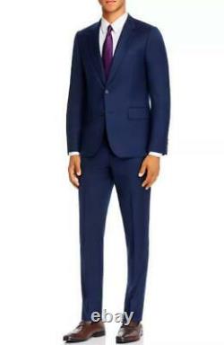 $1095 Paul Smith Soho Wool & Cashmere Tailored Fit Suit Navy Blue 42/52 R