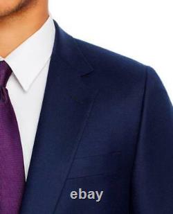 $1095 Paul Smith Soho Wool & Cashmere Tailored Fit Suit Navy Blue 46/56 R
