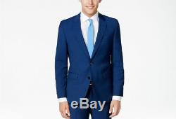 $1145 HUGO BOSS Men's SLIM Fit Wool Sport Coat BLUE SUIT JACKET BLAZER 40S