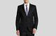 $1145 Hugo Boss Mens Slim Fit Wool Sport Coat Black Suit Jacket Blazer 42r