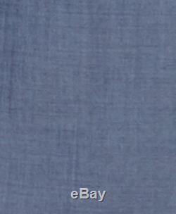 $1195 HUGO BOSS Mens Slim Fit Wool Blazer Blue Solid SUIT JACKET SPORT COAT 40S