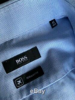 13 x Mens Hugo Boss and Suit Supply Smart Shirts Hardly worn (Sizes 16 17)