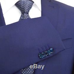 $1395 NWT SARTORE Purple Estrato All Season Wool Slim-Fit 2Btn Suit 50 40 R