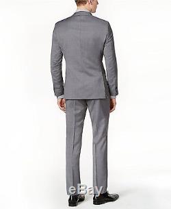$1400 HUGO BOSS Slim Fit Wool Suit Gray C-Jeffery C-Simmons JACKET PANTS 44R