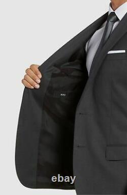 $1449 Hugo Boss Men's 40R Gray Slim Fit Wool Sport Coat Suit Jacket Blazer