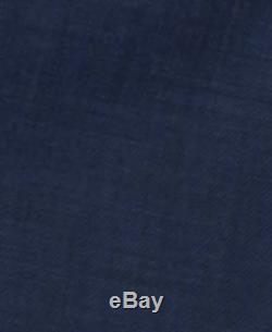 $1495 HUGO BOSS Men Slim Fit Wool Suit Navy Blue 2 BUTTON PIECE JACKET PANTS 42R