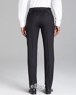 $1895 THEORY Men's Slim Fit Wool Tuxedo Suit Navy Blue 2 PIECE JACKET PANTS 40 R