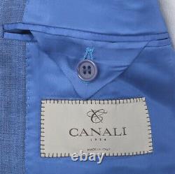 $1995 NWT CANALI Blue Gingham Wool Slim Fit 2 Btn Suit 40 R (EU 50) Drop 6