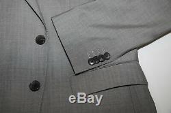 #201 HUGO BOSS Huge4/Genius3 Light Gray Suit Size 40 R SLIM FIT