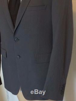 2017 NEW $2295 Burberry London Stirling 2 Slim Fit Italian Cotton Gray Suit 42R