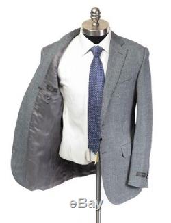 $2195 NWT CORNELIANI Leader Gray Birdseye Super 120's Slim Fit 2Btn Suit 48 38 R