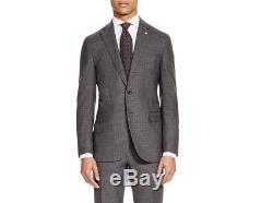 $2895 EIDOS Slim Fit Sport Coat WOOL BLAZER SUIT JACKET Gray Italy US 38 EU 48