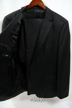 #293 Hugo Boss Halven/Gentry Slim Fit Black Tuxedo Size 42 R RETAIL $995