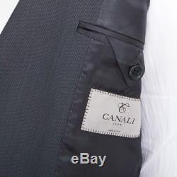 $2K NWT CANALI 1934 Anthracite Gray Slim Fit Extrafine Wool 2Btn Suit 52 42 R
