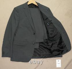 36S Theory 2-Piece NEW $499 Suit Men 36 Slim Fit Charcoal Weller HC 34x27 NWT