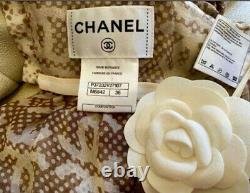 $4,600 CHANEL 2010 Lion Camellia Pin Dress Set Suit 34 36 38 2 4 6 Top 10c S M