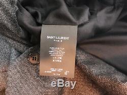$5,200 Saint Laurent Paris Wool Gray Slim-fit Wool Suit 50 52 54 42 New Men's