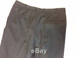 $5000 Brioni Slim Fit Super 180 Brown Herringbone Wool Mens Suit 42 S (EU 52 S)