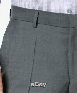 $595 Hugo Boss Men's Slim Fit Dark Gray Henry / Griffin 182 2 PC Suit 40S 33W