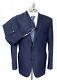 $6700 NWT BRIONI Colosseo Navy Blue Super 160's Wool Suit 50 R (EU 60) fits 48