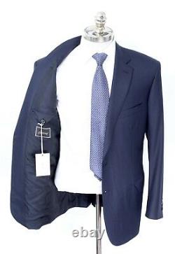 $6700 NWT BRIONI Colosseo Navy Blue Super 160's Wool Suit 52 R (EU 62) fits 50