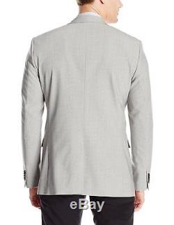 $795 THEORY Men's Slim Fit Wool Sport Coat Gray Solid SUIT JACKET BLAZER 38R