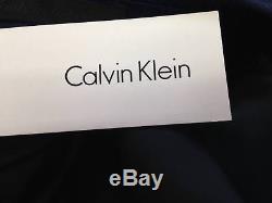 $849 CALVIN KLEIN Men Extreme Slim X Fit Wool Suit Blue 2 PIECE JACKET PANTS 44R