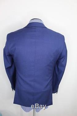 $855 New CALVIN KLEIN Extreme Slim X Fit stretch Wool suit pants Blue 36s w30