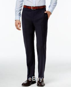 $879 CALVIN KLEIN Mens Extra Slim X Fit Wool Suit Blue 2 PIECE JACKET PANTS 38S