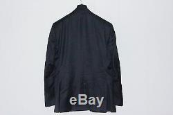 $895 Ted Baker London Endurance Charcoal Plaid Check Wool Suit 42L Slim Fit