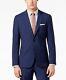 $928 Hugo Boss Men'S Slim Fit Wool Blue Plaid Suit Jacket Sport Coat Blazer 44r