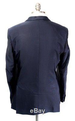 $995 NWT OTTAVIO NUCCIO GALA Navy Striped Slim Fit Tuxedo Suit 52 Fits 42 40 R
