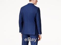 $995 VINCE CAMUTO Mens Slim Fit Wool Sport Coat Blue SUIT JACKET BLAZER 42 L