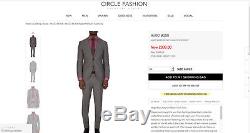 AUTHENTIC HUGO BOSS Reyno1/Wave1 Suit Grey Slim Size 44(54) Fit RRP £580