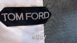Amazing Tom Ford grey 3 btn 2-roll suit EU 52 / US 42 R flat front / slim fit