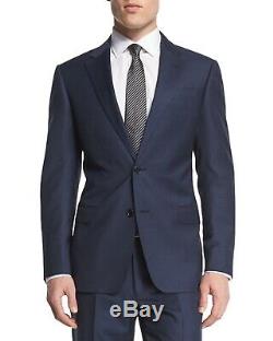 Armani Collezioni G Line Solid Navy Blue Slim Fit Suit Size 50EU/40US $1995.00