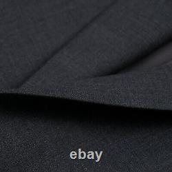 Armani Collezioni'Giorgio' Slim-Fit Solid Mid Gray Wool Suit 44R (Eu 54)