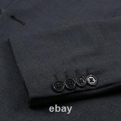 Armani Collezioni'Giorgio' Slim-Fit Solid Mid Gray Wool Suit 44R (Eu 54)