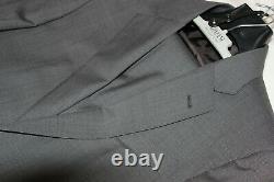 Armani Collezioni Men's Grey G Line Virgin Wool 2 Button Slim Fit Suit Size 44R