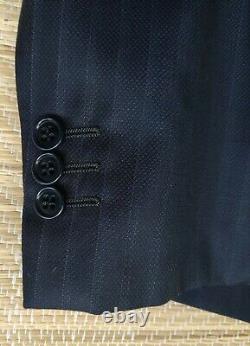 Armani Collezioni striped suit size 52IT-42R/36in SLIM FIT, Wool & Silk