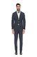 BELVEST Dark Blue Ultralight Cotton Solid Suit 40 US / 50 EU 8R Slim Fit
